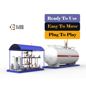 Multifunctional skid mounted type cooking gas filling station machinery for lpg filling station