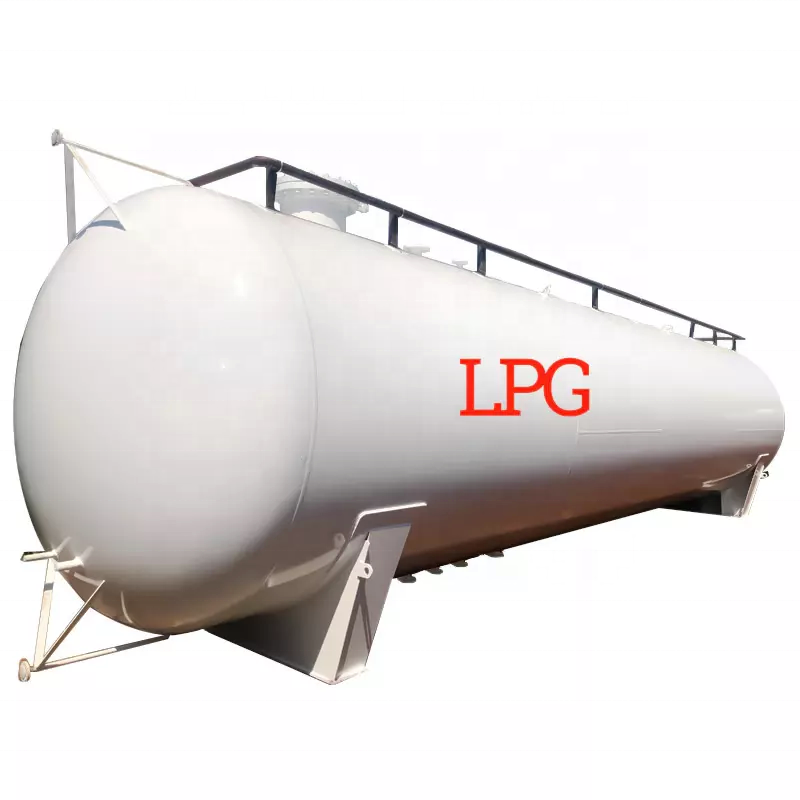 Gas station used horizontal 40m3 lpg storage tank 1000 gallon propane tank