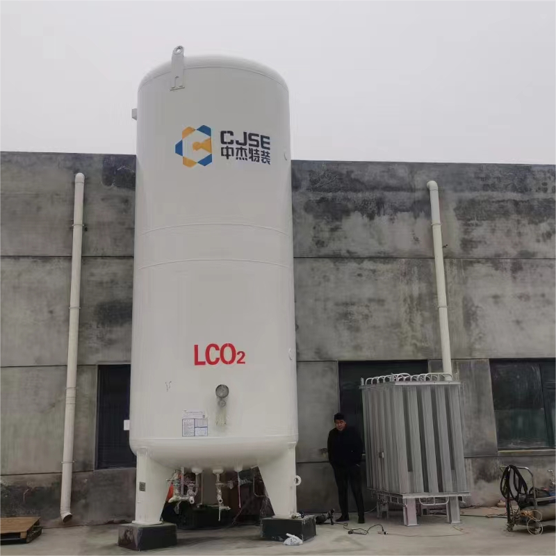 20000l horizontal cryogenic stainless steel bullet liquid co2 oxygen nitrogen argon storage tank for sale