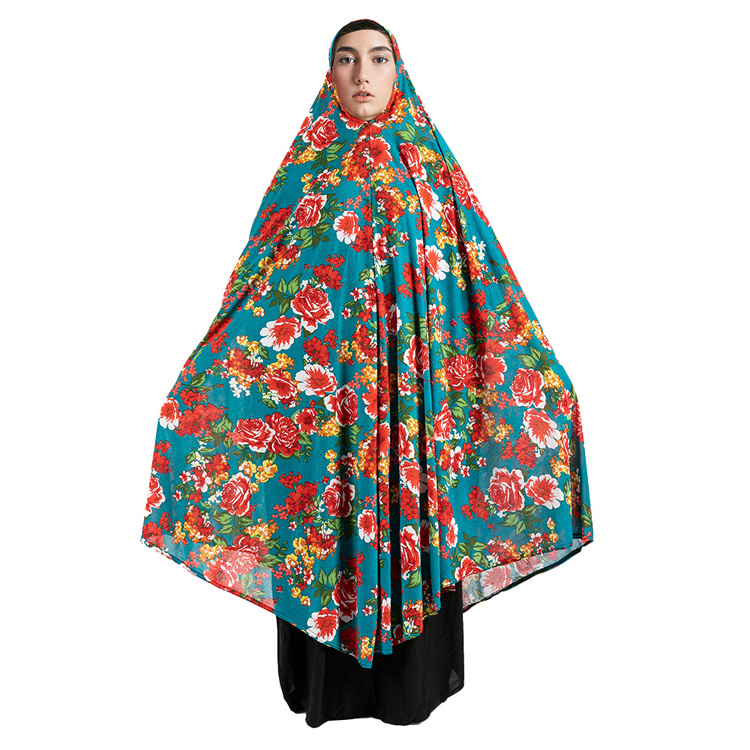 Top Popular in Arab Dubai Islam Traditional Print Large Size Shawl Hijab Abaya 12 Pattern a Dozen Wholesale Women Hijab Overall