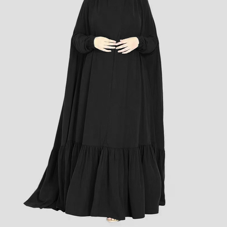 Hot Muslim Prayer Clothes Women Fashion Hooded Abaya Full Cover Jilbab Caftan Dress Islam Dubai Modest Robe Large khimar Niqab