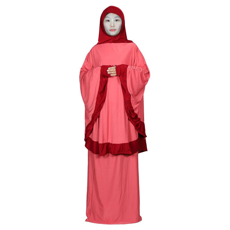 Fashion Pakaian Wanita Busana Muslim Two-piece Set Daily Hijab Dress Abaya Turkish Abaya Woman Long Skirt Dress