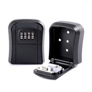 4 Digit Combination Anti-theft Storage Key Box Lock Wall Safe Mount High Quality Portable Padlock for Gym locker