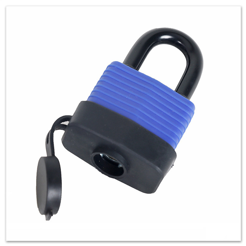 Outdoor waterproof laminated padlock with key  plastic shell package long beam short beam lock manufacturers wholesale