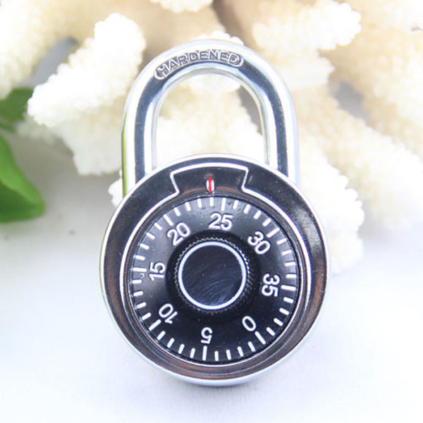 Lock Factory 50mm Digit Combination Code Padlock School Cabinet Door Swing Round Lock Password Lock