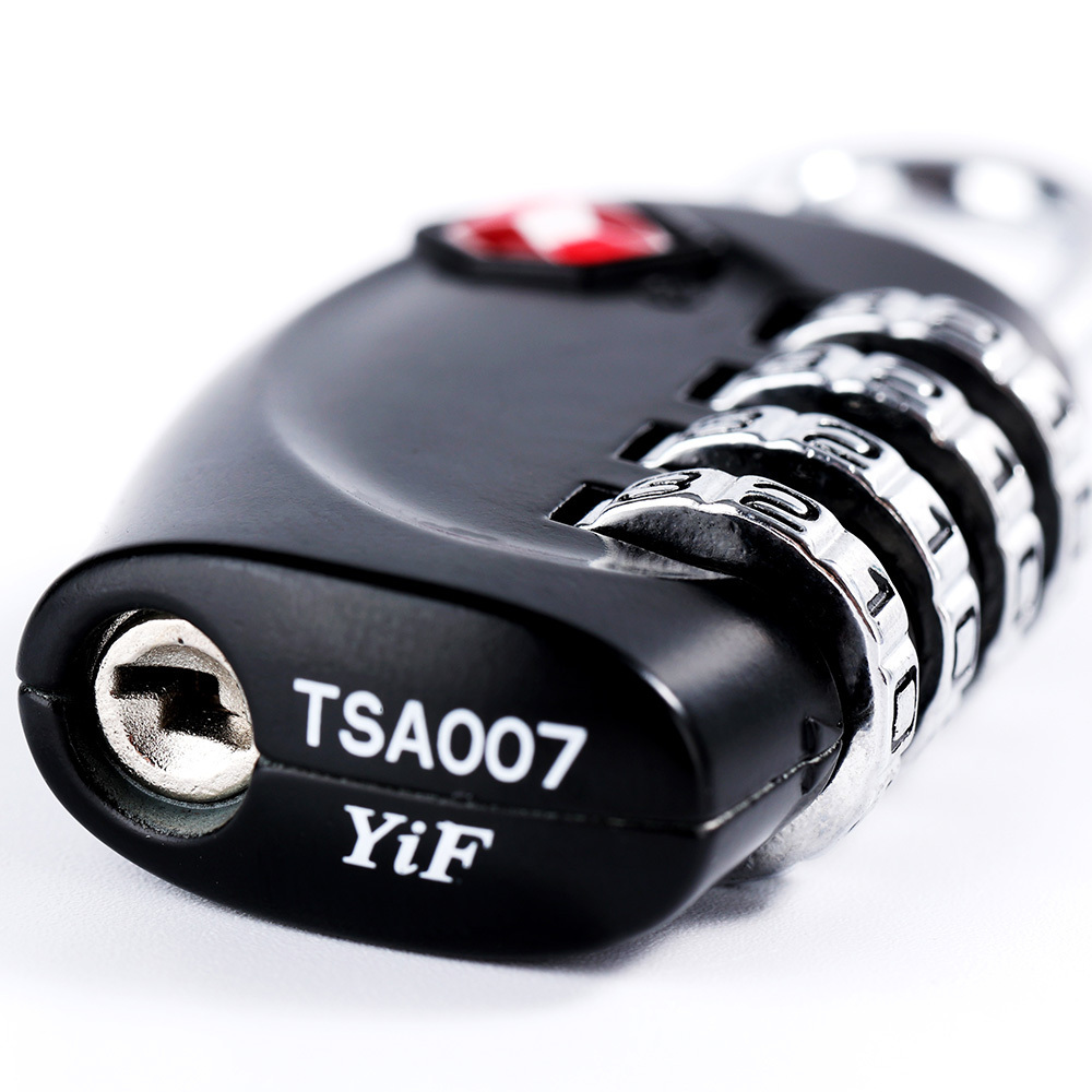 Hot sale TSA  resettable combination padlock Customs Zinc alloy mechanical luggage  tsa combination lock