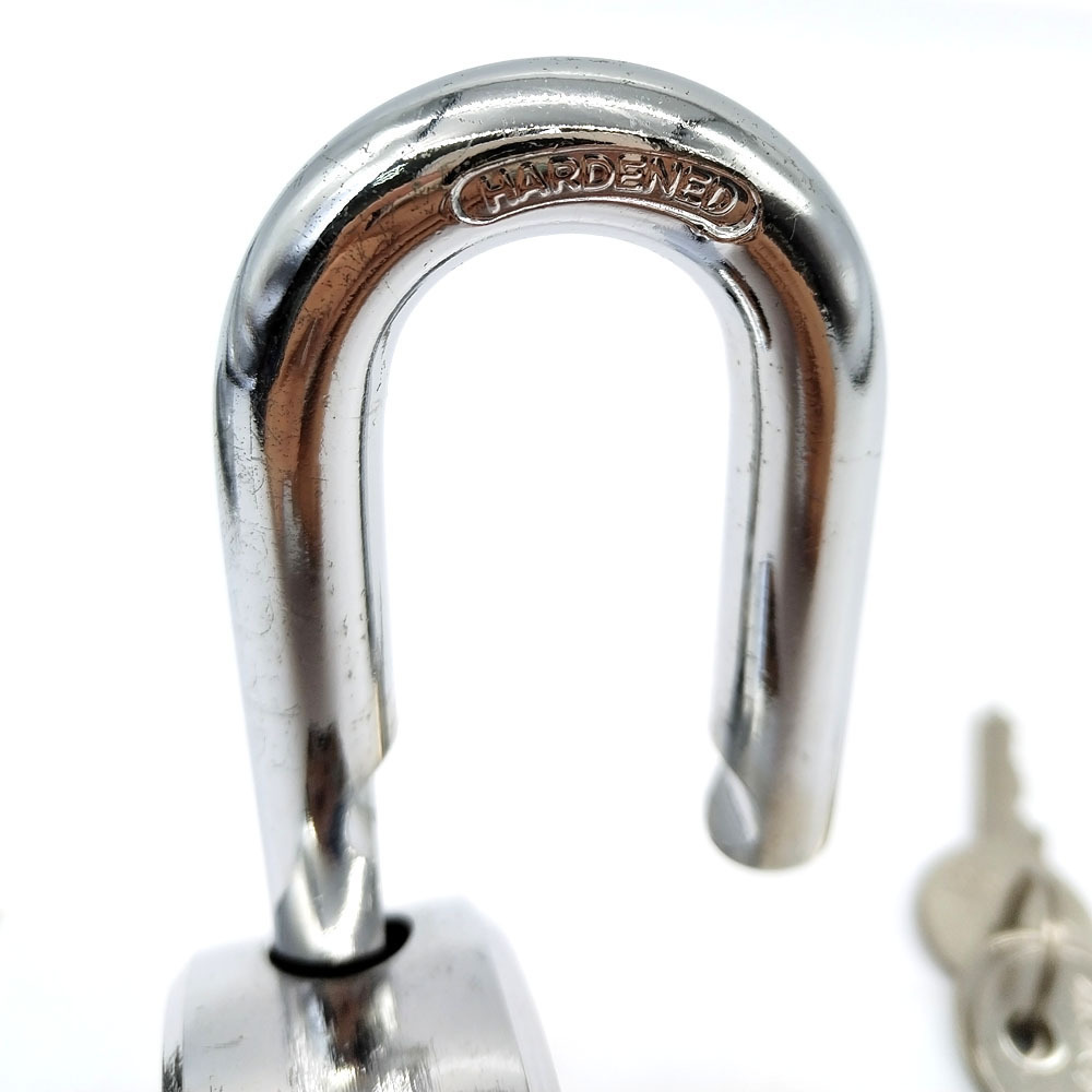 High Security Solid Master Key Padlock Anti-theft Round Type Steel Iron Padlock with Key