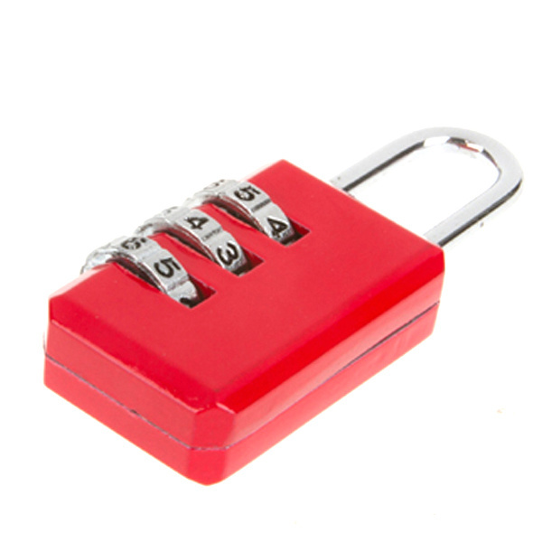 Zinc Alloy Red Digit password number safe combination metal Luggage Lock