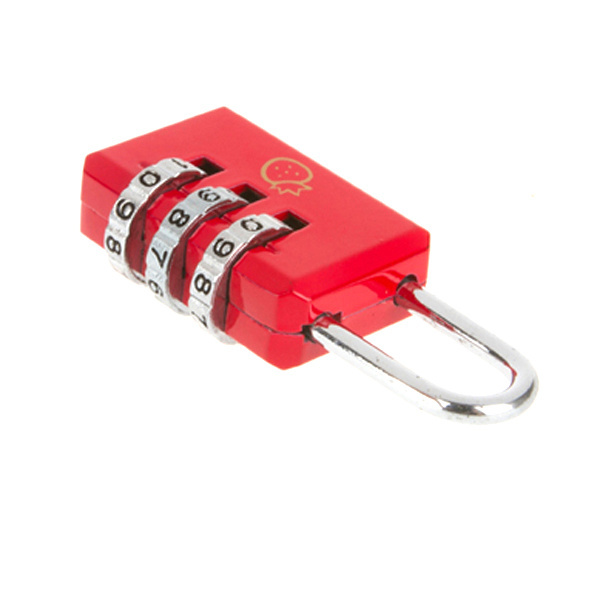 Zinc Alloy Red Digit password number safe combination metal Luggage Lock