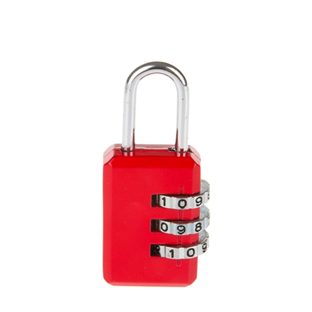 Zinc Alloy Red Digit password number safe combination metal Luggage Lock