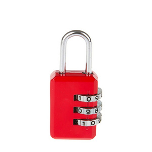 Zinc Alloy Red Digit password number safe combination metal Luggage Lock