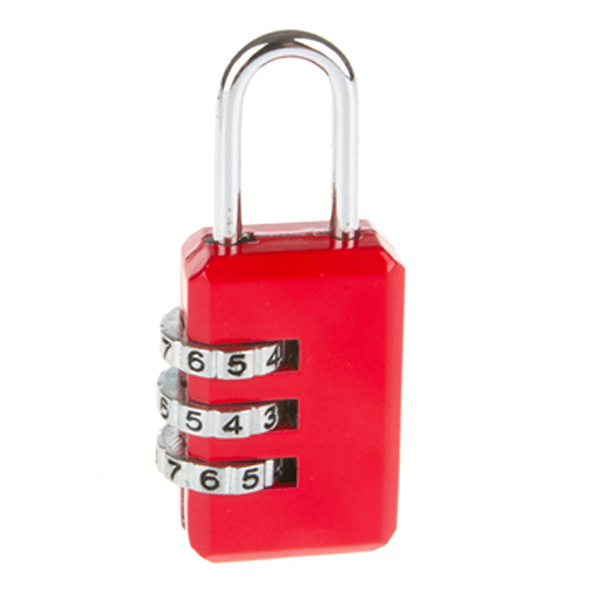 Zinc Alloy Red Digit password number safe combination metal Luggage Lock