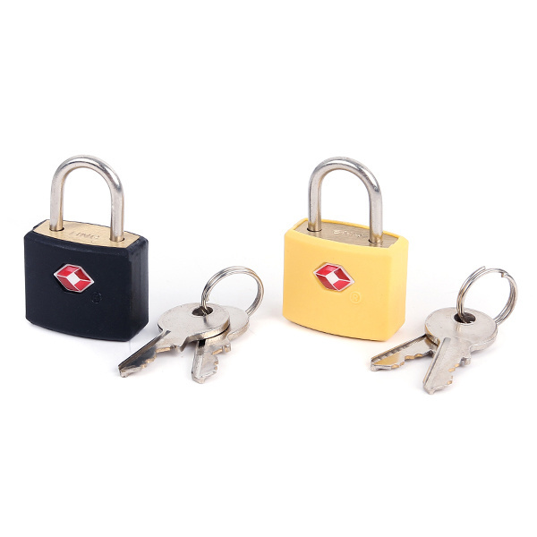 CN ZHE Family CJSJ Travel Luggage Padlock TSA Key Lock TSA-385 Hot Sale Small Brass 38*25*14MM Apartment Door Hardware