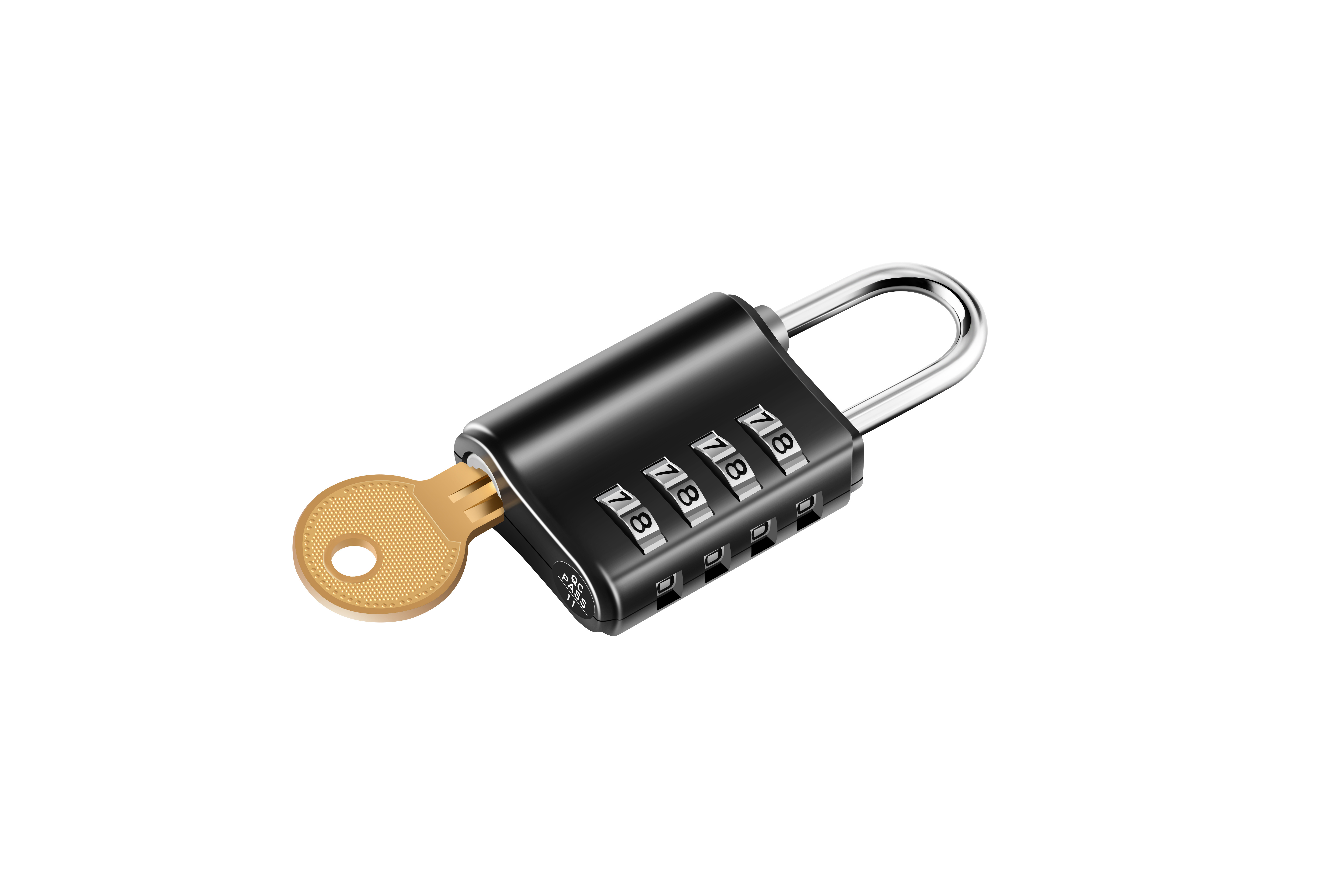 Key combination Double open lock Swimming pool gym wardrobe staff dormitory management lock 4-digit combination padlock