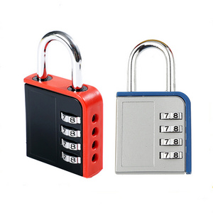 CH-605 Combination Lock 4 Digit Locker Outdoor Padlock for Gym School Gates Doors Fence Hasps and Storage