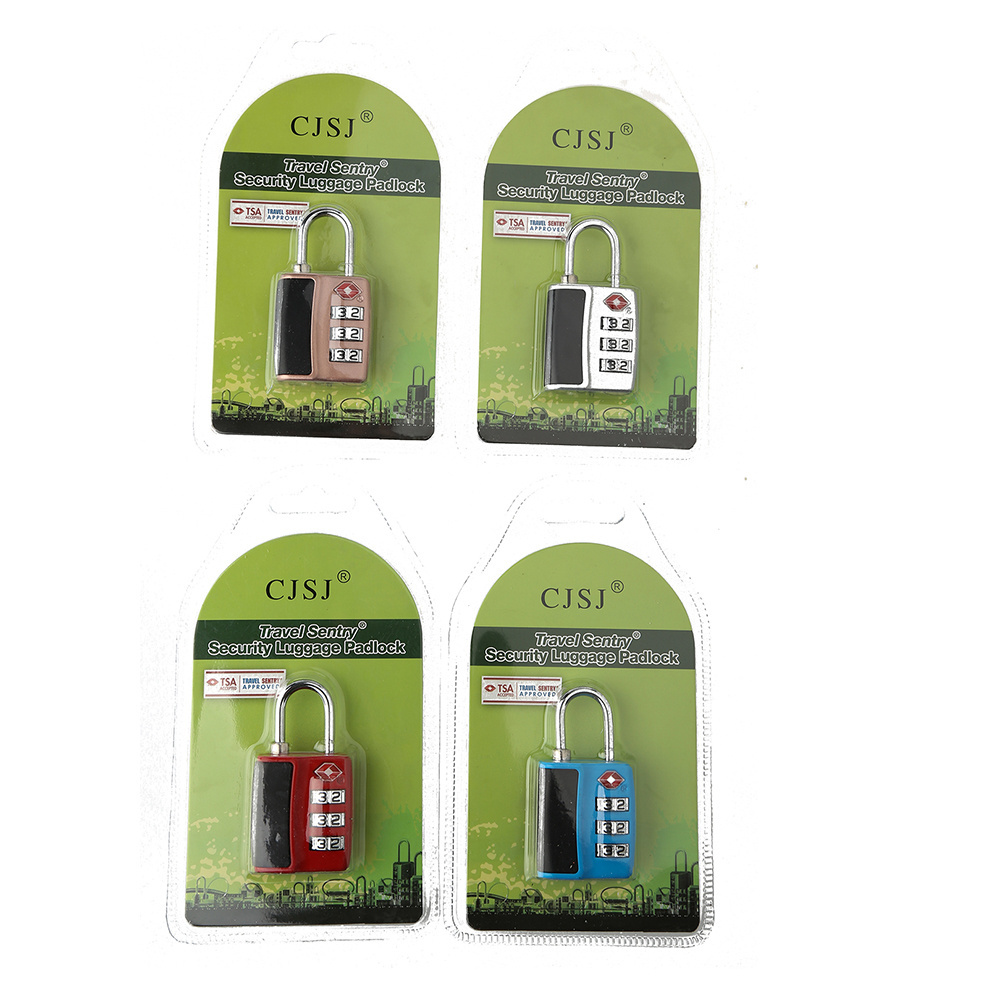 TSA-552 Lower Price Wholesale padlock USA tsa lock 3 digit combination lock