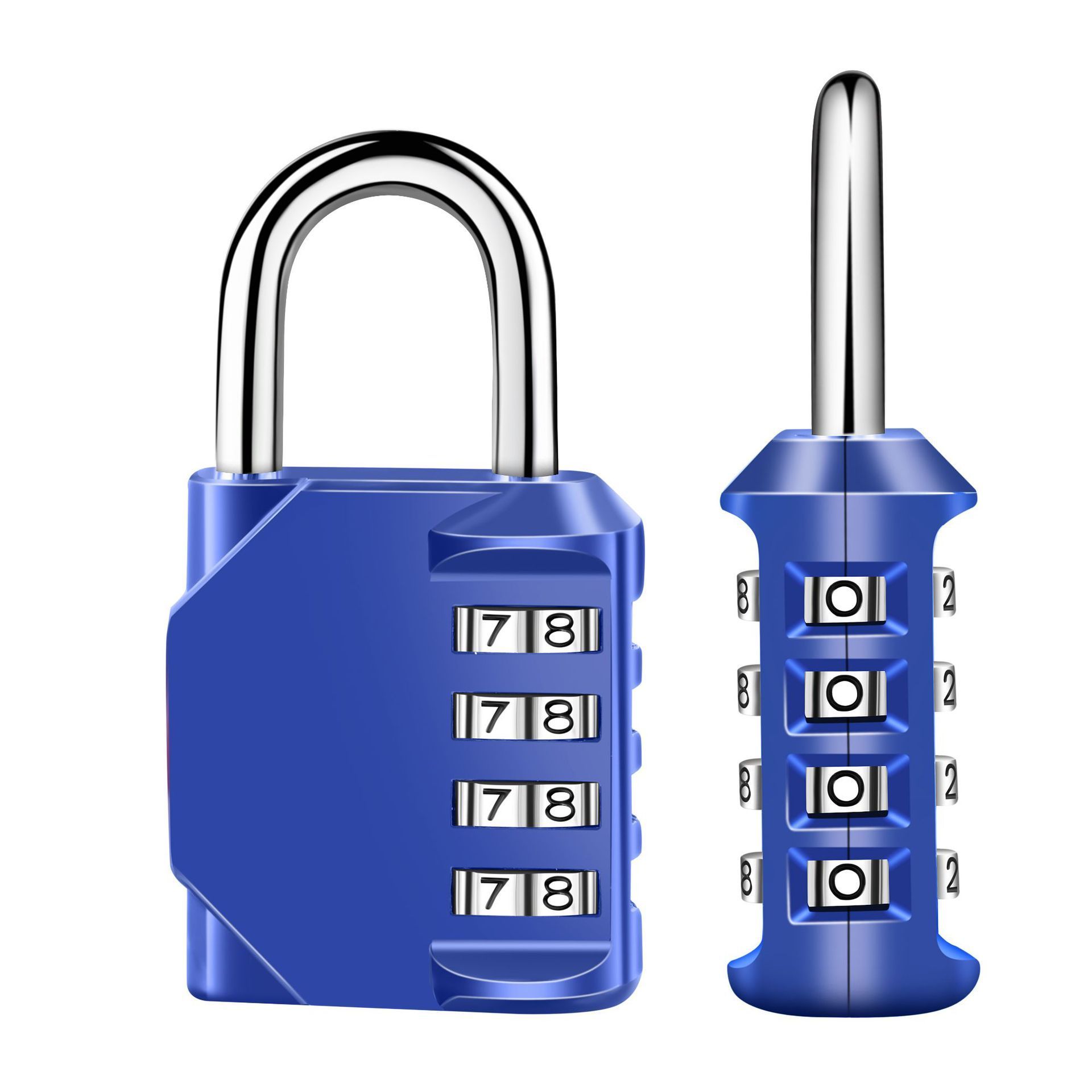 Square Heavy Duty Custom Logo Digital 3 Digit Code Waterproof Safety Lock Combination Padlock with Combination for Gym