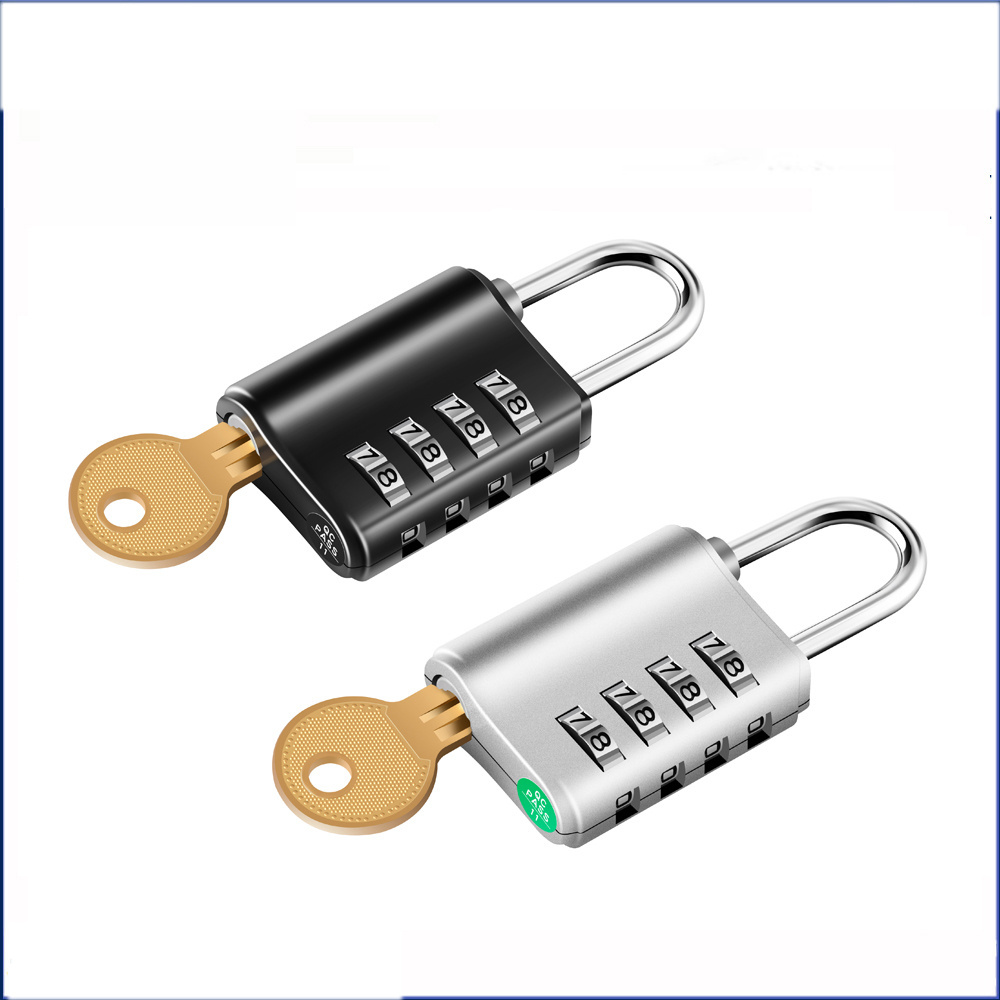 Key combination Double open lock Swimming pool gym wardrobe staff dormitory management lock 4-digit combination padlock