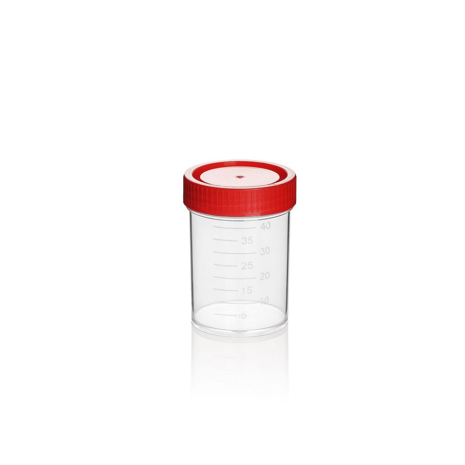 Medical disposable sputum container cup specimen container pp/ps material 25ml 30ml 40ml 60ml 120ml sterilized  Single package