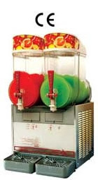 OEM double bowl plastic bowl ice juice slush machine cold drinking dispenser