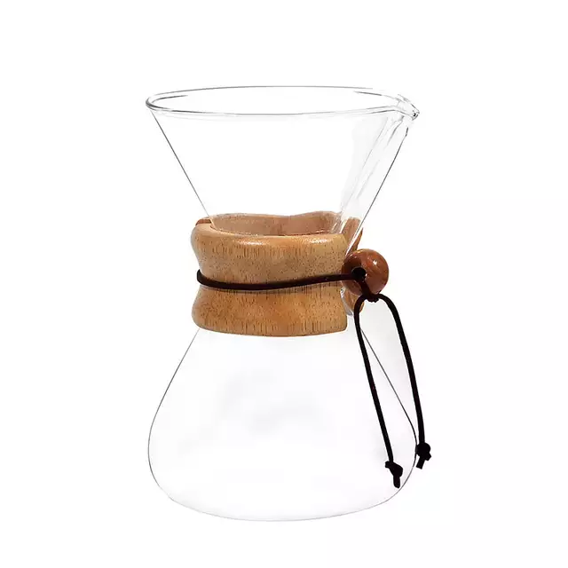 High End Pour Over Glass Coffee Maker