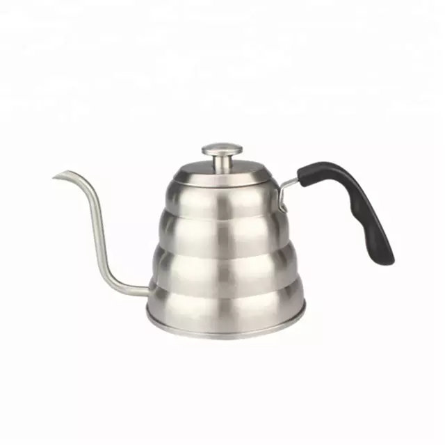 Food Grade Stainless Steel Water Kettle 1.2L Pour Over Gooseneck Coffee Kettle With Thermometer