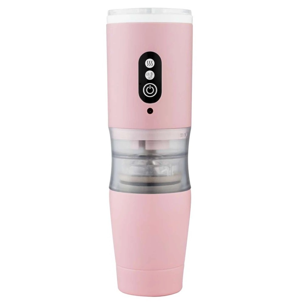 Pink Mini Travel Electric Portable Coffee Maker For Home And Car