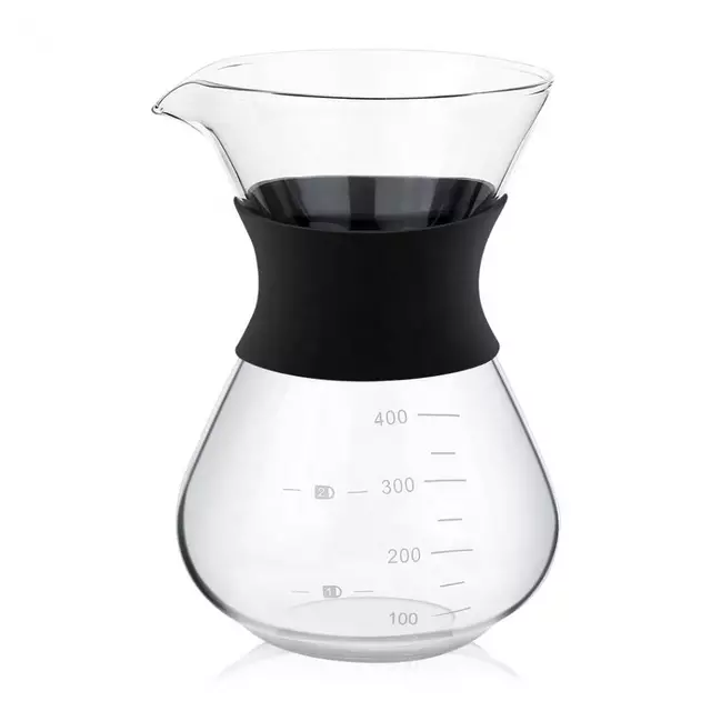 High End Pour Over Glass Coffee Maker