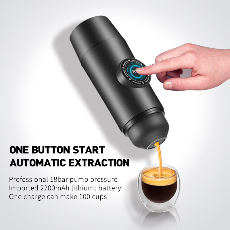 2024 HOT Food grade material 2 in 1 function mini USB coffee maker 5V portable coffee machine For Nespresso Capsule