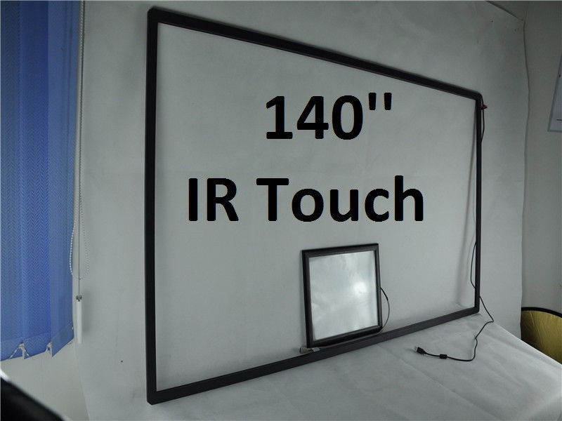 39 inch infrared usb rs232 4mm tempered infrared touch 15.6 inch high level transparent glass touch overlay kit saw touch screen