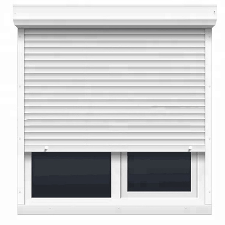 Modern Convenient Aluminum Material  Automatic Window White Roller Shutter Window