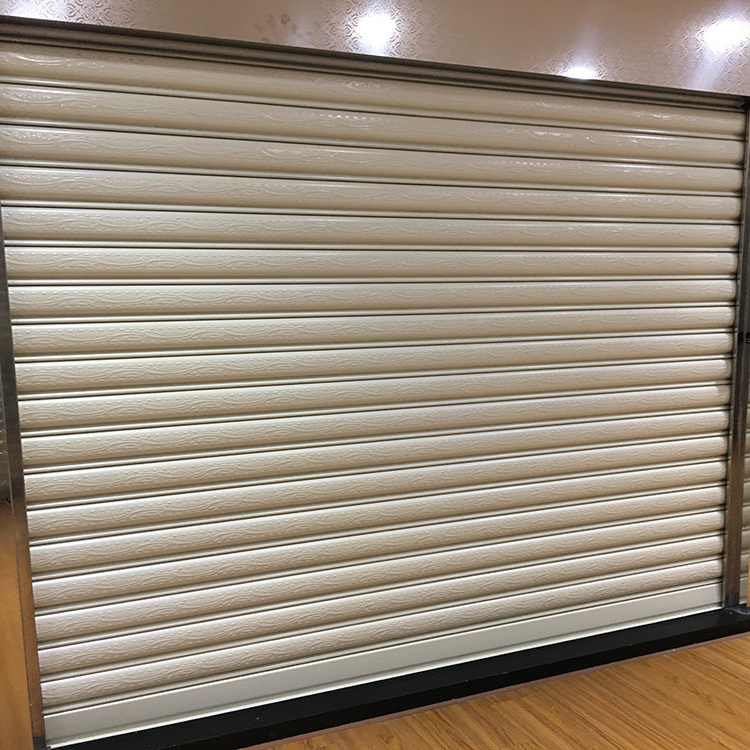 reinforced high-quality galvanized steel exterior roller shutter doors