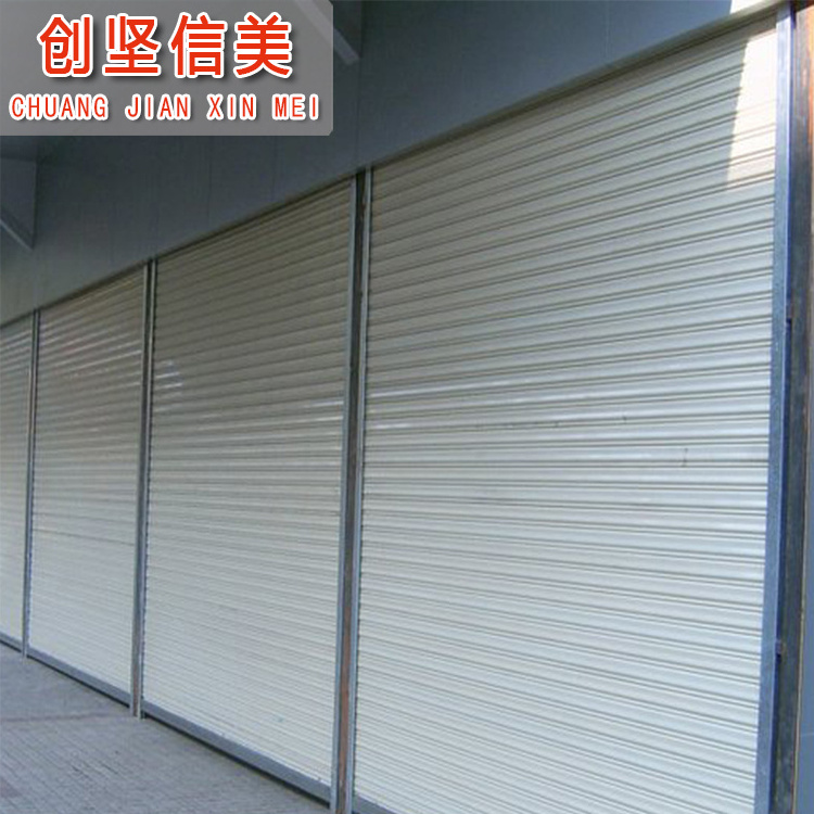 reinforced high-quality galvanized steel exterior roller shutter doors