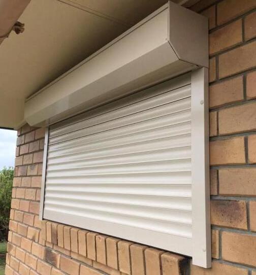 electrical  rolling up aluminium window shutter