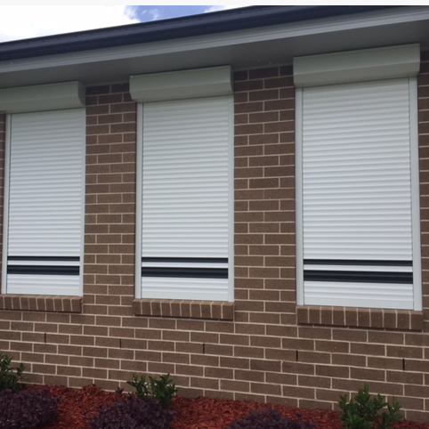 electrical  rolling up aluminium window shutter