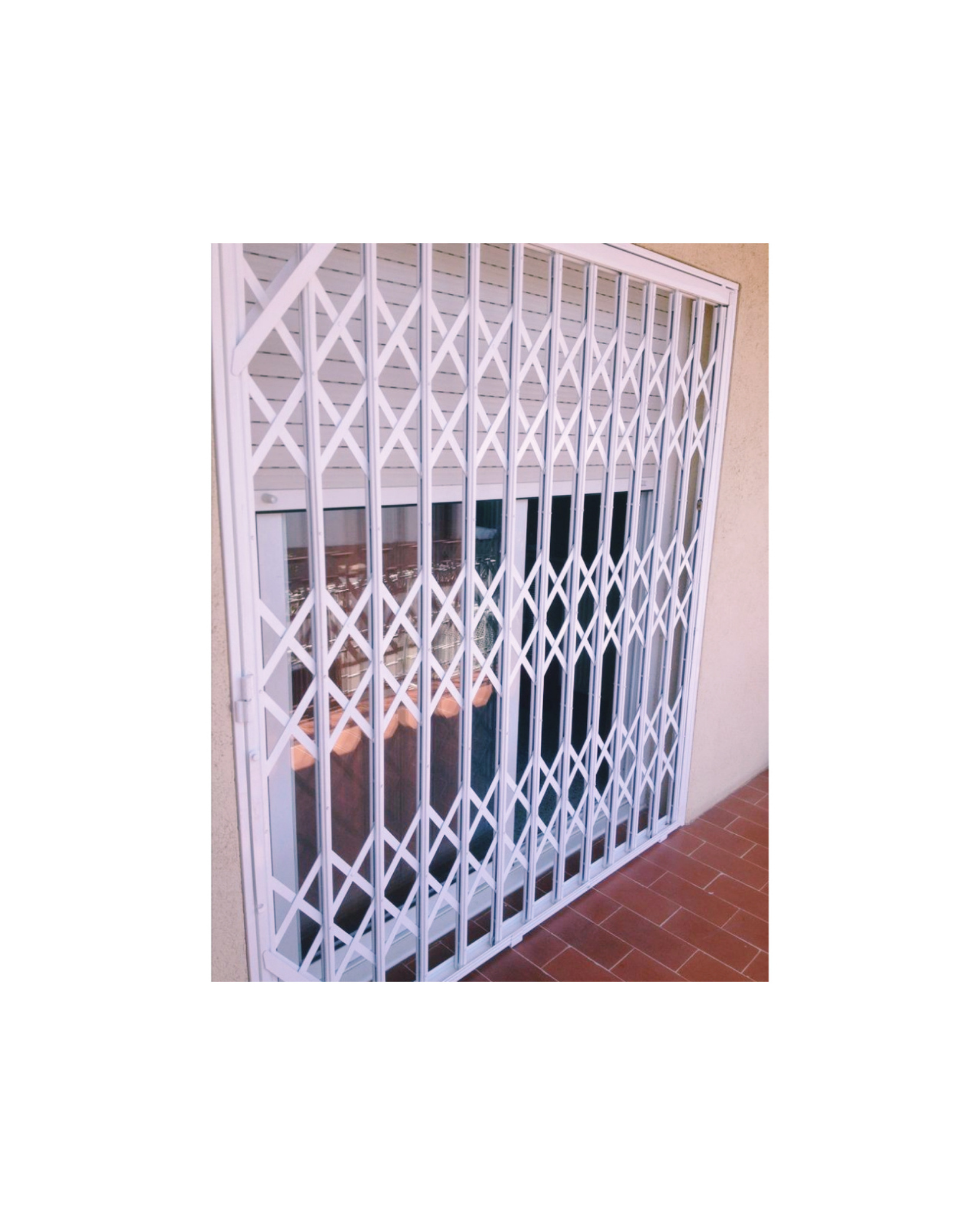 Collapsible Fence/Fencing Sliding Metal Security Stainless Steel Sliding Wrought Iron Door Iron Grill Design Door