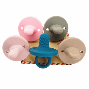 New BPA Free Newborn Comfort Appease Nipple Dummy Pacifier Soother Teether Nursing Baby Silicone Pacifier