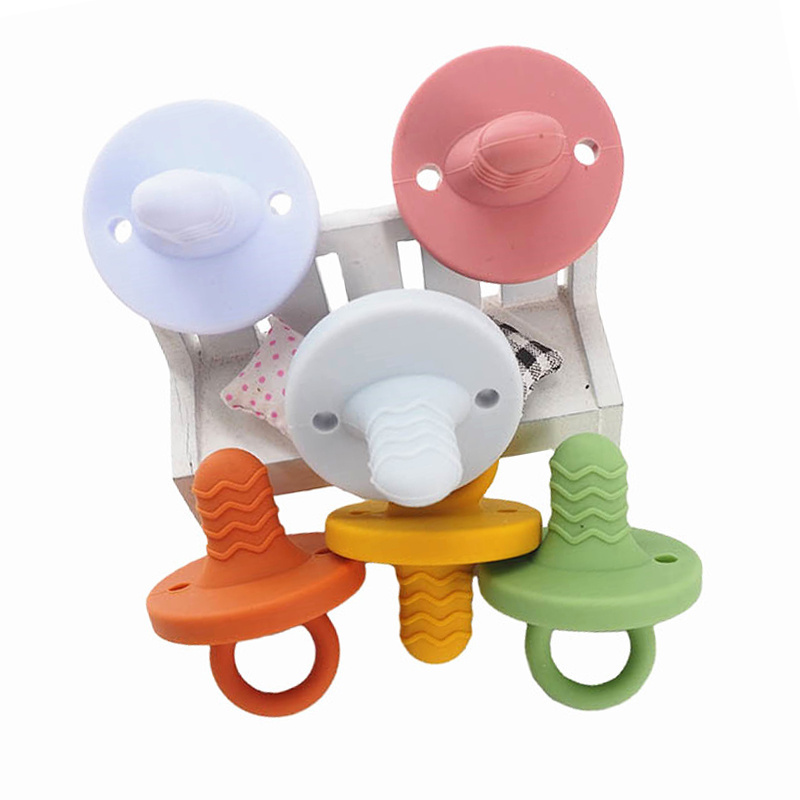 New BPA Free Newborn Comfort Appease Nipple Dummy Pacifier Soother Teether Nursing Baby Silicone Pacifier