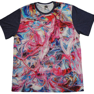 Pigment Panel sublimation T-shirts Plain Sublimation Polyester T-shirt Men's Clothing Men's T-Shirts