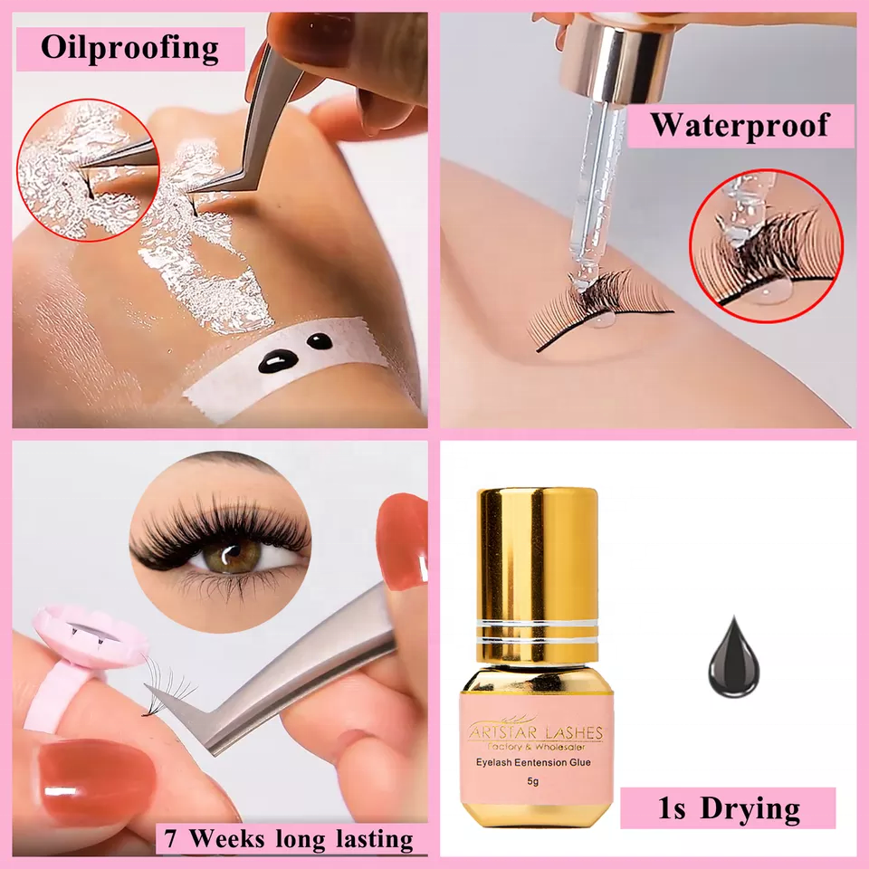 Uk No Fume Bottle New Super Bonding For Sensitive Eyes Formaldehyde Free Small Empty Ultra Non Latex Eyelash Glue