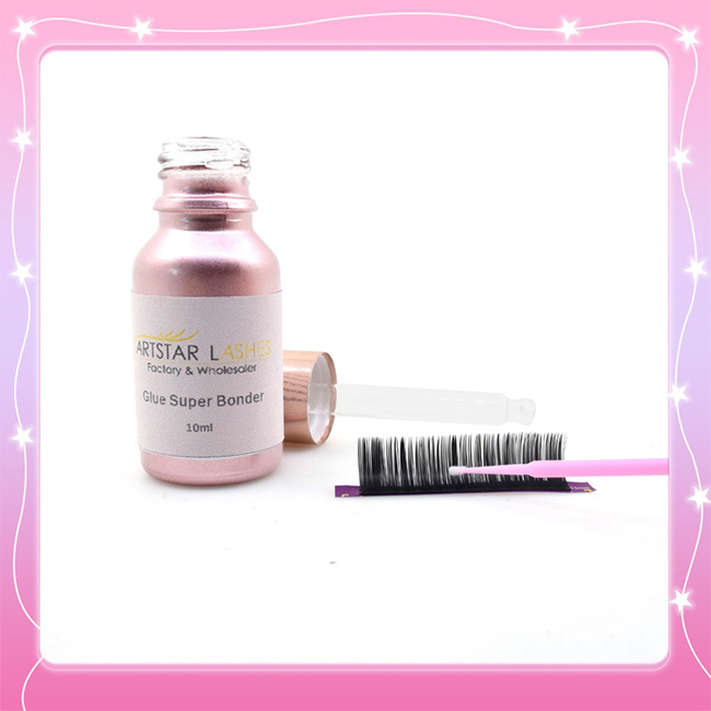 Super Bonder Top Clear Fast Drying Custom Private Label Accelerator Eyelash Extensions Lash Super Bonder Eyelash Glue