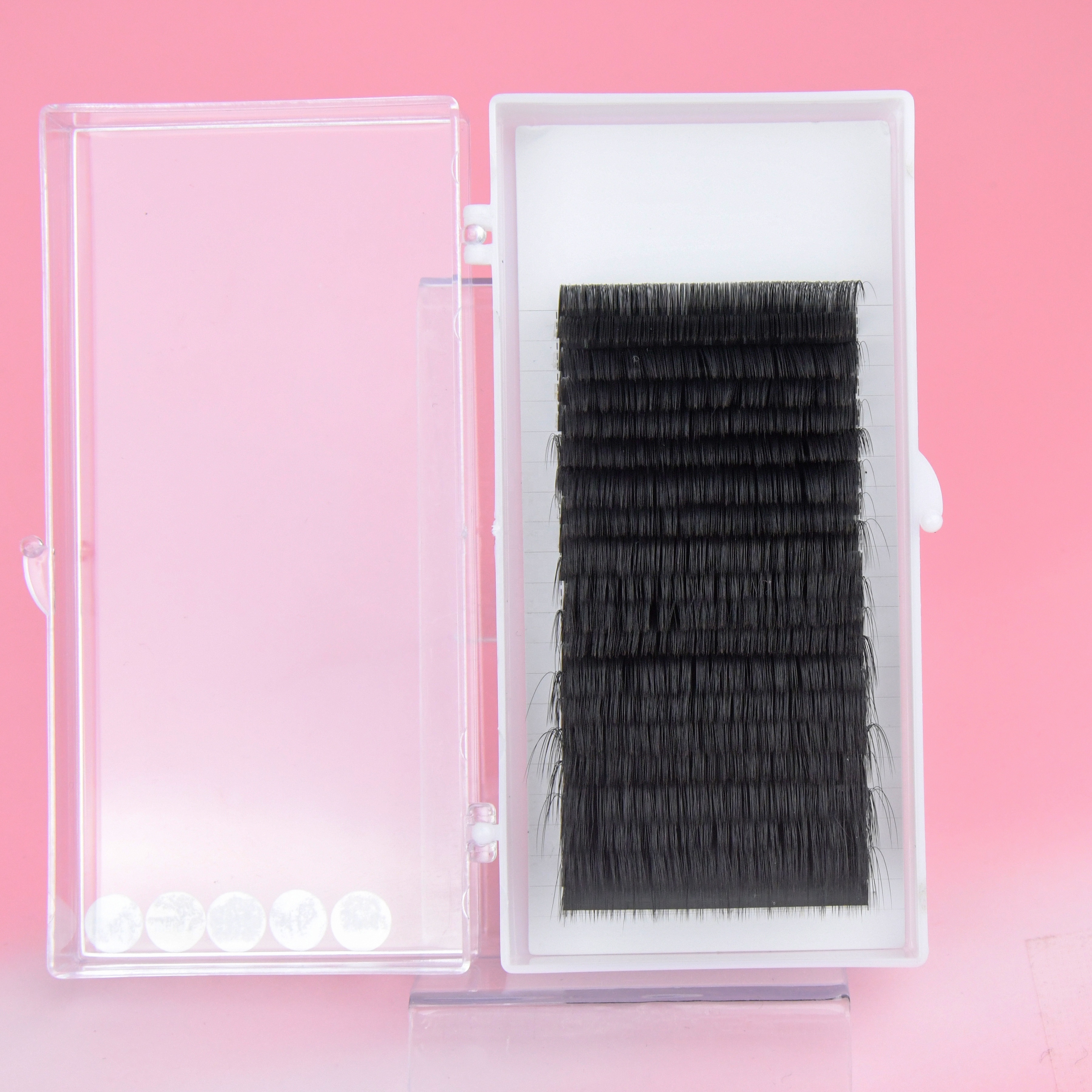 Private label 0.03 0.05 0.07mm volume lashes individual eyelash silk eyelash extensions