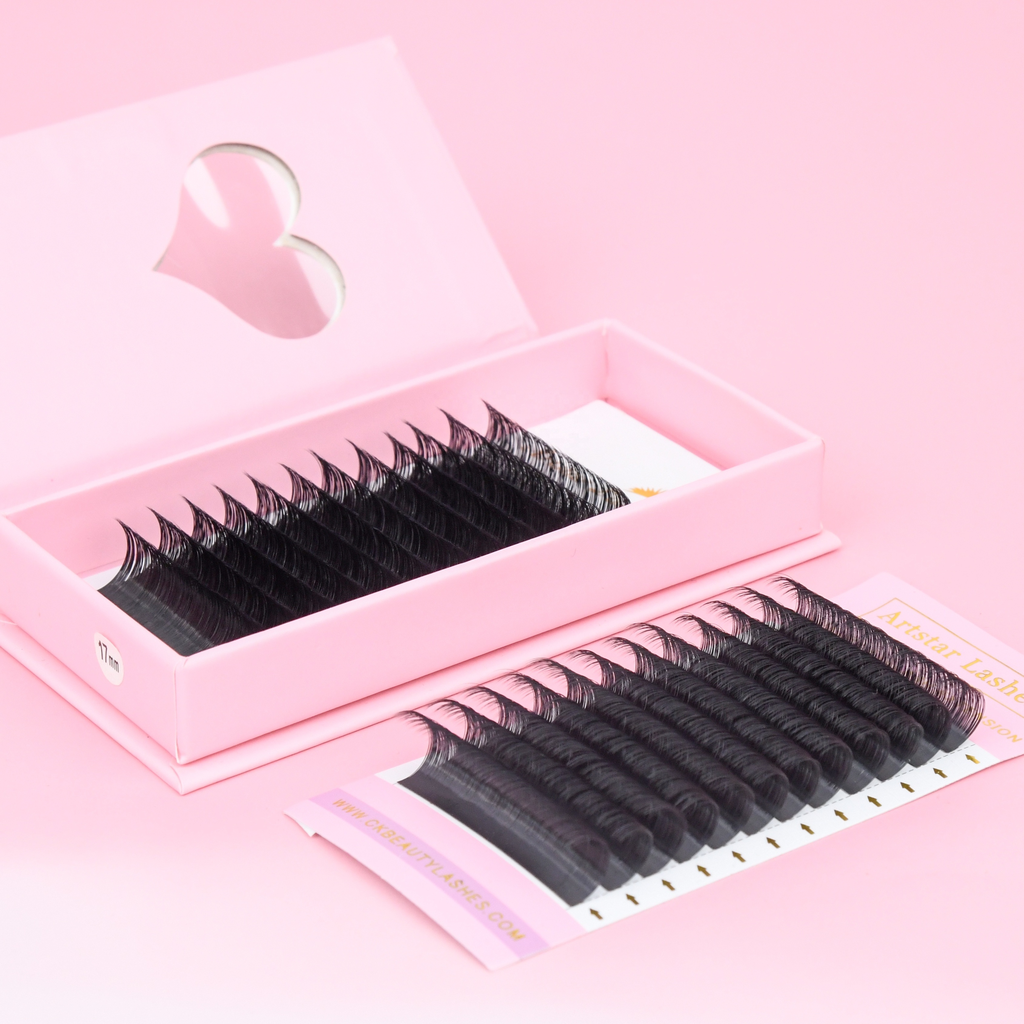 Private label 0.03 0.05 0.07mm volume lashes individual eyelash silk eyelash extensions