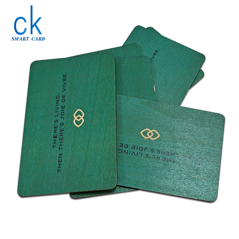 Smart Recyclable Custom Printing Nfc Wood Hotel Key Card Business Bamboo Wood Rfid Card