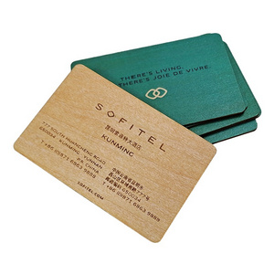 Smart Recyclable Custom Printing Nfc Wood Hotel Key Card Business Bamboo Wood Rfid Card