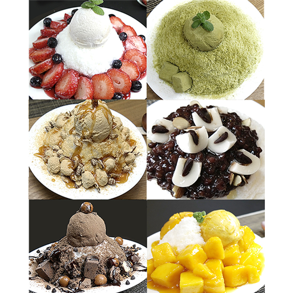 SNOWAY 2020 NEW!! Bingsu Machine Snowflake Ice Machine Bingsu Snow Machine, Mini-H(JSB-158W), Korea