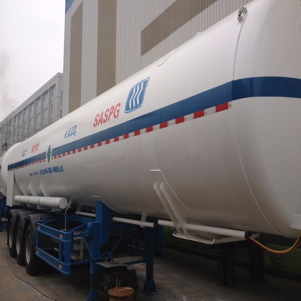 Cryogenic Semi Trailer tanker truck liquid nitrogen/oxygen/argon,  liquid nitrogen transportation tanker