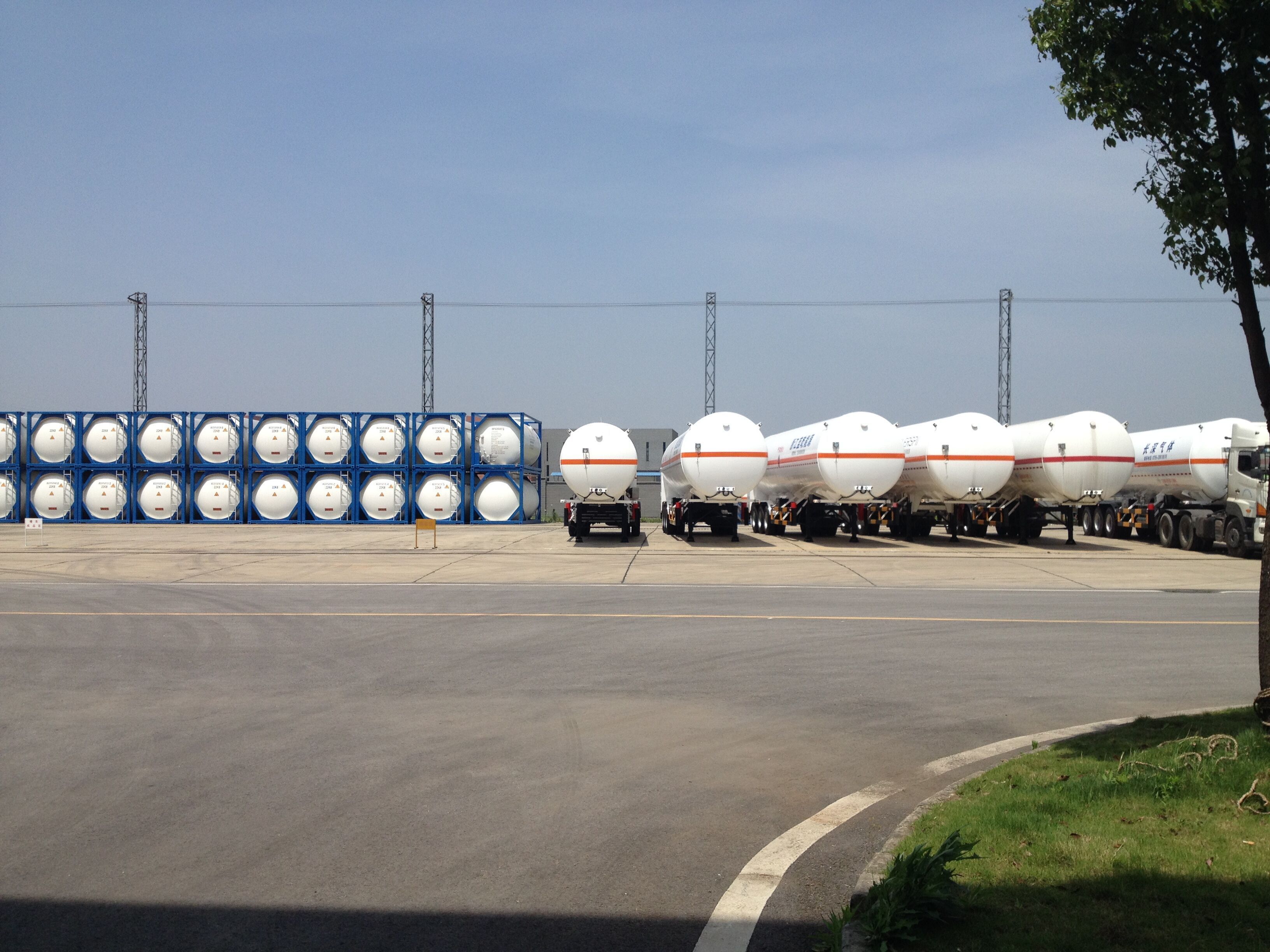 7.7m3 10 feet Liquid Nitrogen Oxygen Argon ISO Tank Container