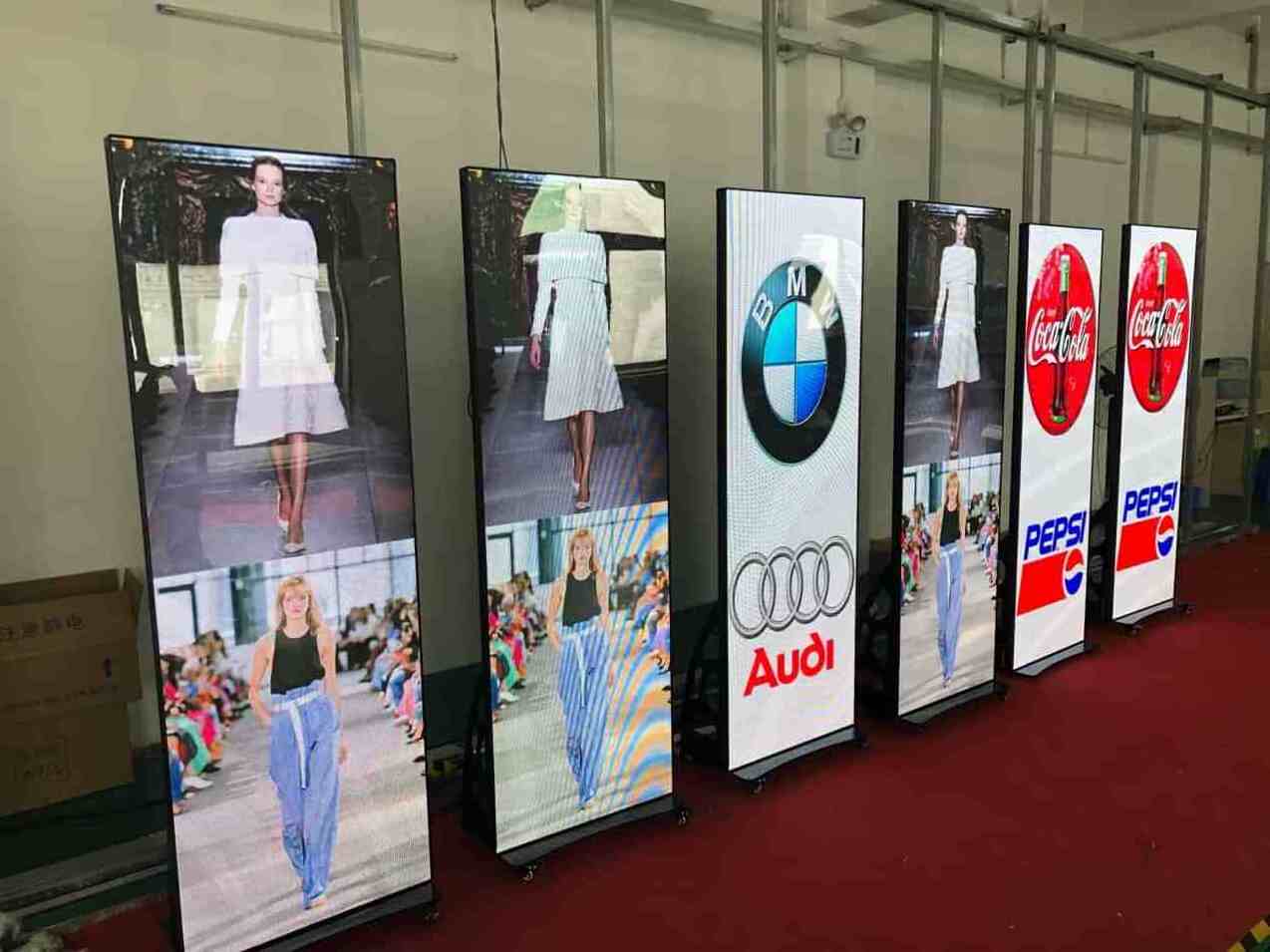 CKGLED Ultra Thin Indoor Advertising P1.6 P2.5 P3 Poster Led Video Display