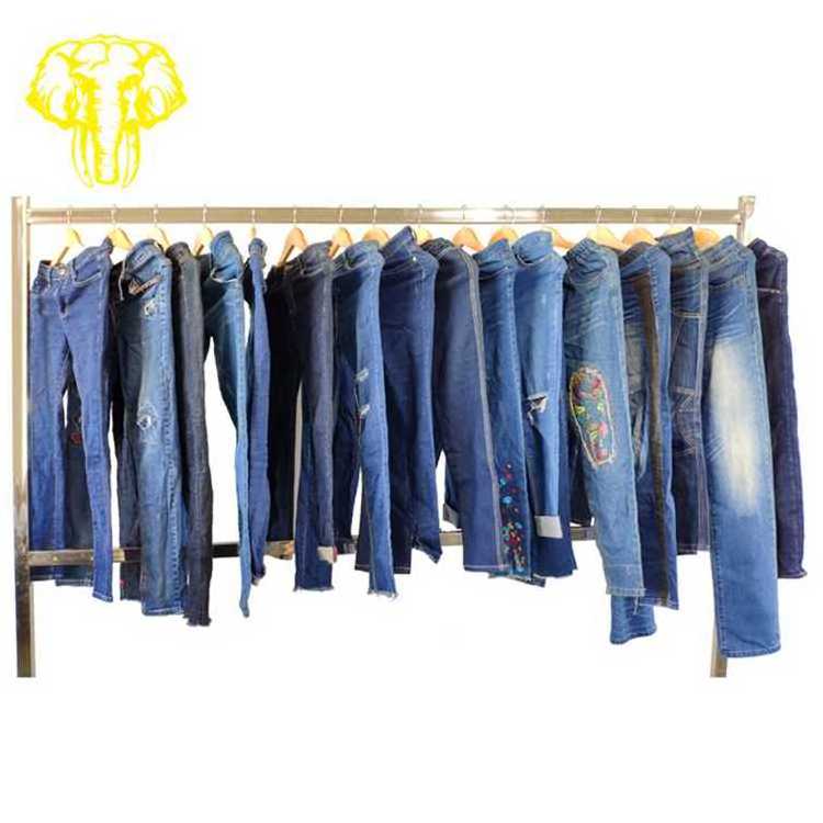 Jeans women second hand thailand supplier used lady clothes